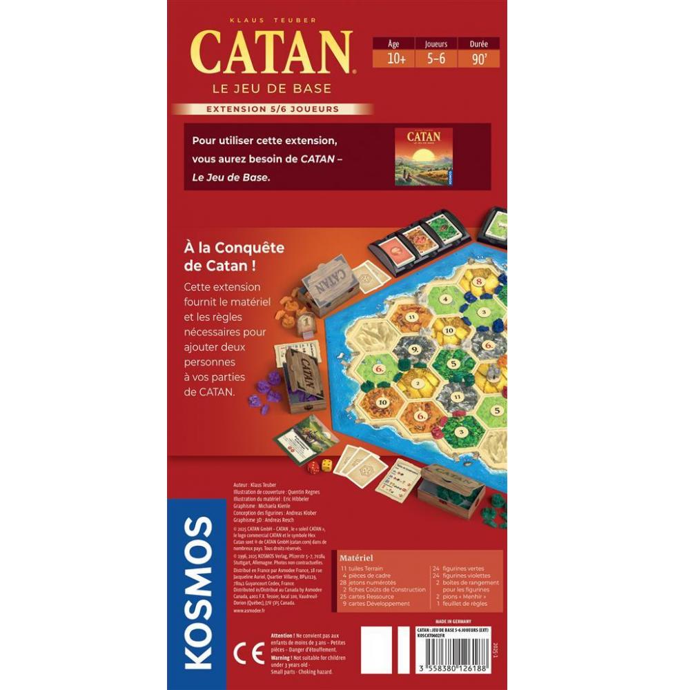CATAN: jeu de base 5-6 joueurs (Ext) 