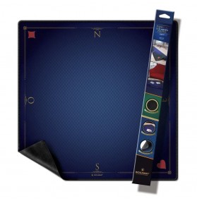 TAPIS CARTES PRESTIGE BLEU (FORMAT TAROT 60X60 CM)