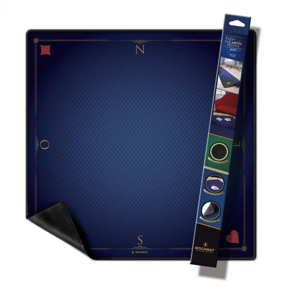 TAPIS CARTES PRESTIGE BLEU (FORMAT TAROT 60X60 CM)