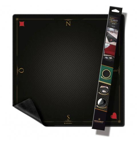 TAPIS CARTES PRESTIGE NOIR (FORMAT TAROT 60X60 CM)
