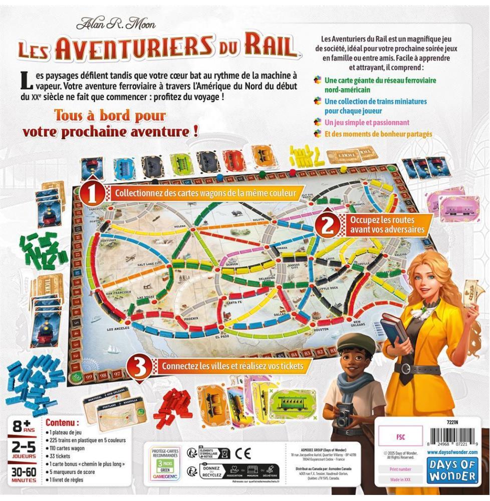 Les Aventuriers du Rail : US