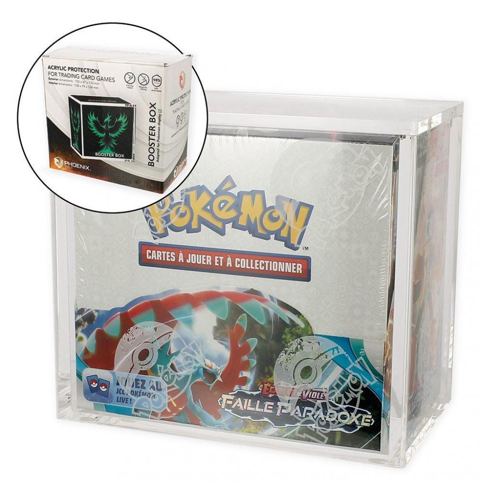 PHOENIX SHIELD - Boite-vitrine acrylique pour display Pokemon