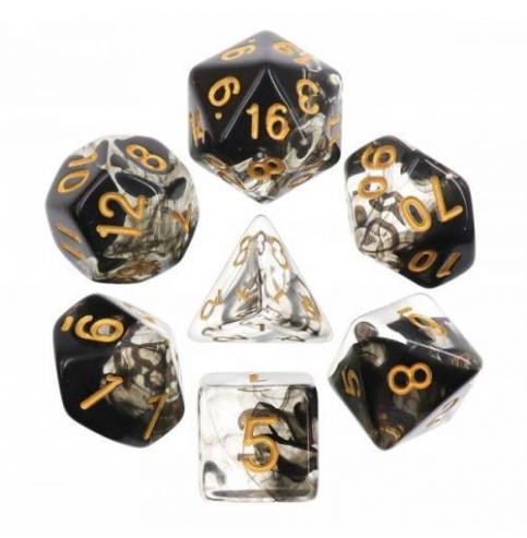 Lot de 7 dés en boîte – Dark Cloud