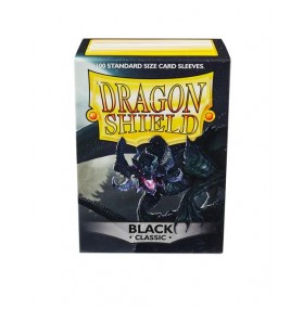 100 Sleeves Dragon Shield : Black Classic