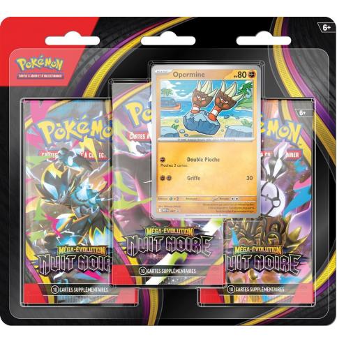 Pokémon ME05 : Lune Noire - Pack de 3 boosters 
