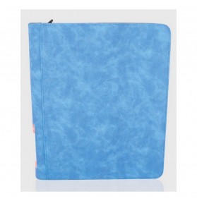 PHOENIX SHIELD - Deluxe Portfolio TOPLOADER 9 cases (360 c)-BLEU CIEL