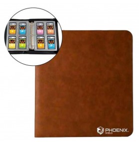 PHOENIX SHIELD - Classeur Cartes Gradées PCA (32 cards) MARRON