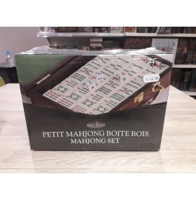 Petit mahjong boite bois