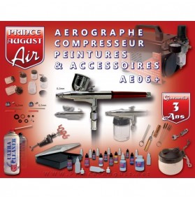 AE06+ L'ultra Polyvalent Aéro Compresseur Peintures Accessoires + UC01