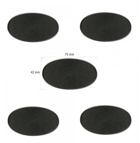 Socle oval 75x42mm