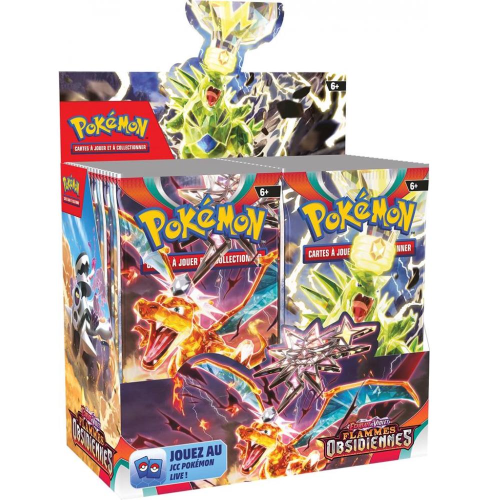 Pokémon EV03 Flammes Obsidiennes : Display