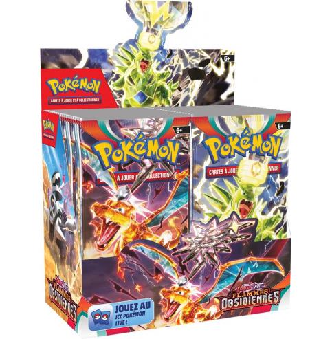 Pokémon EV03 Flammes Obsidiennes : Display