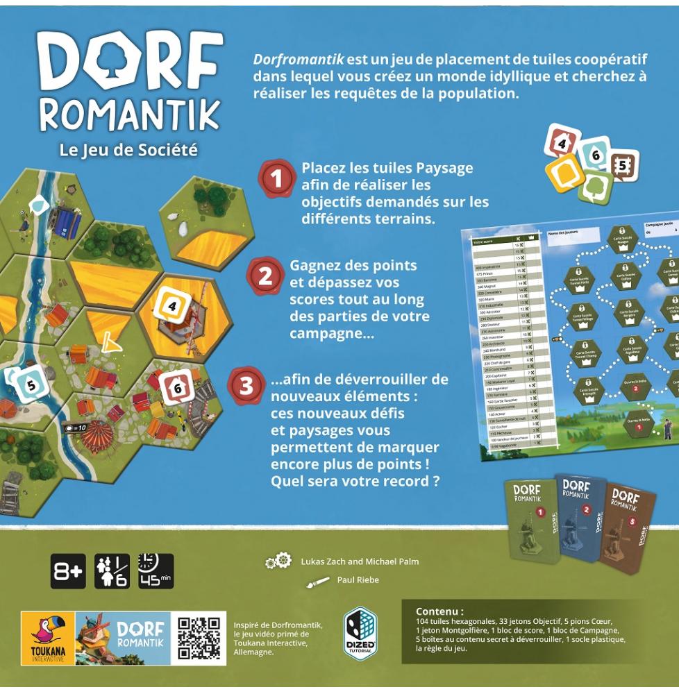 DORFROMANTIK, le jeu de société