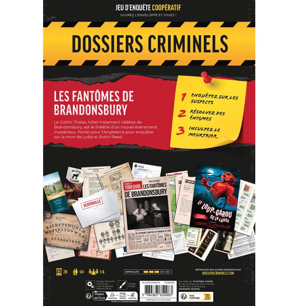 Dossiers Criminels : Les Fantômes de Brandonsbury