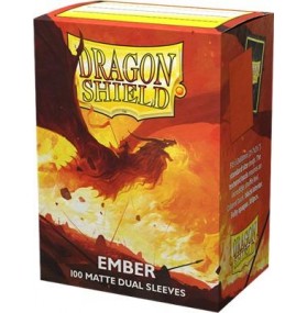100 Dragon Shield Dual Matte - Ember