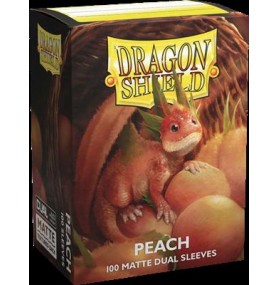 100 Dragon Shield Dual Matte - Peach