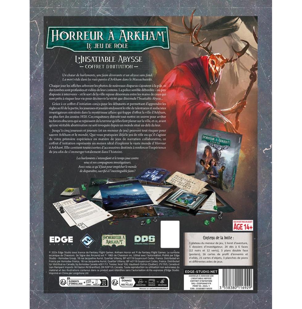 Horreur à Arkham JdR - L'Insatiable Abysse - Coffret d'initiation