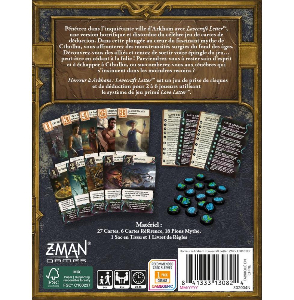 Horr. Arkham Lovecraft Letter - Un jeu Love Letter