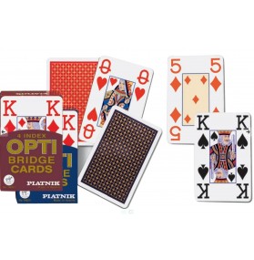 OPTI BRIDGE 4 INDEX 55 CARTES