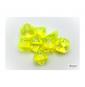 CHESSEX - Set de 8 dés - TRANSPARENT Jaune Fluo / Blanc