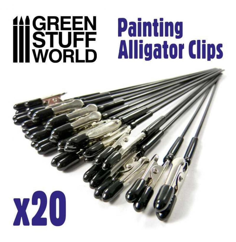 Pinces Crocodile pour Aérographe x20
