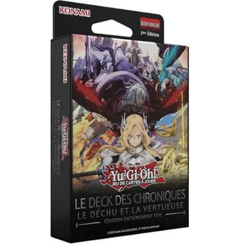 YGH - Le deck des chroniques - Le déchu et la vertueuse - Edition entierrement foil