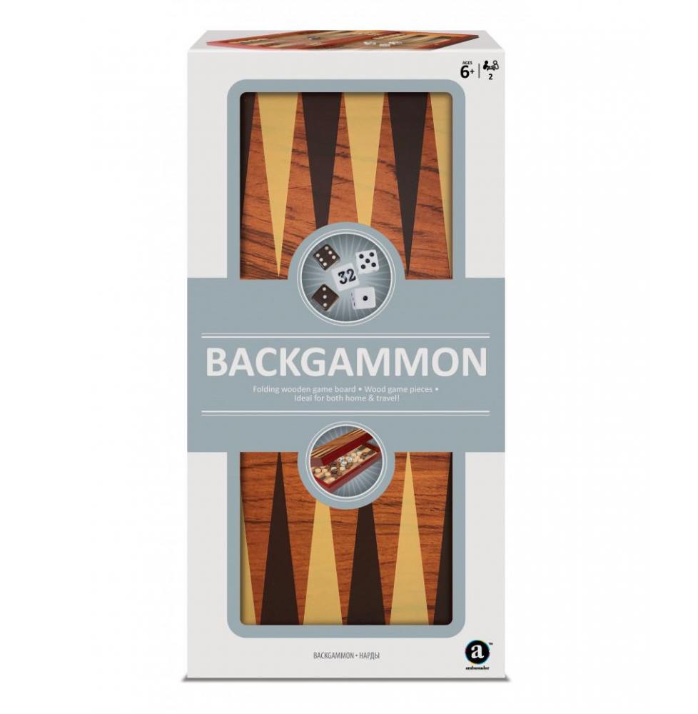 Backgammon Bois Pliable